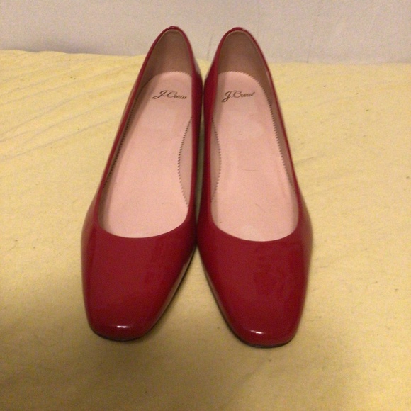 J.CREW PATENT LEATHER PUMP WITH HEEL SZ 12 - Picture 1 of 11